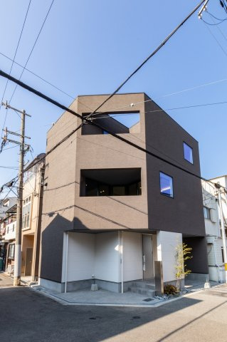 城東区鴫野西５丁目新築戸建の前面道路含む現地写真