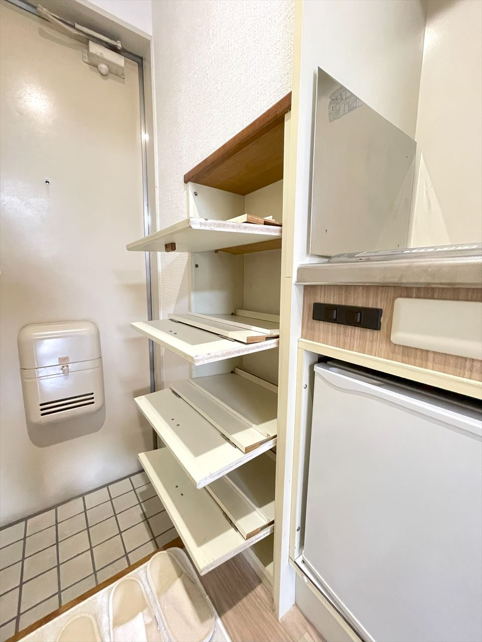 越谷市北越谷３丁目のアパートの収納