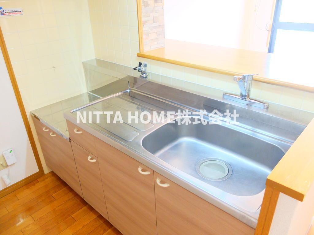 ユーミーマンションアルファのキッチン|ガスコンロ設置タイプですよ◇