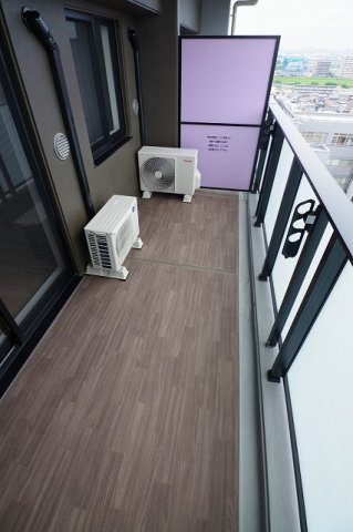 CREST TAPP平安通のバルコニー