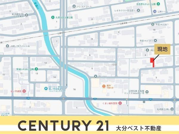 久原中央　土地の土地図|※図面と現況が異なる場合は現況を優先させていただきます。