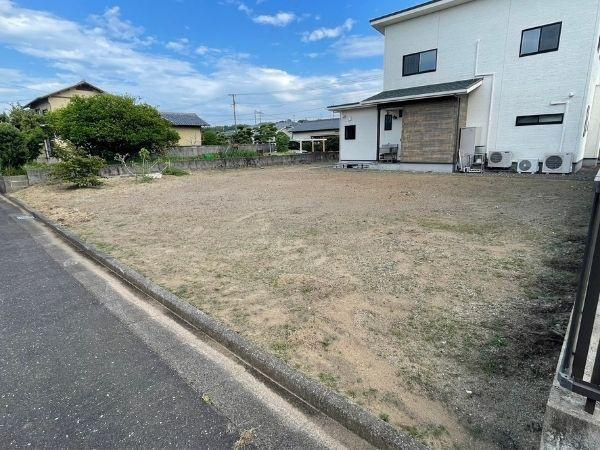久原中央　土地の前面道路含む現地写真|歩行者専用道路側からの現地