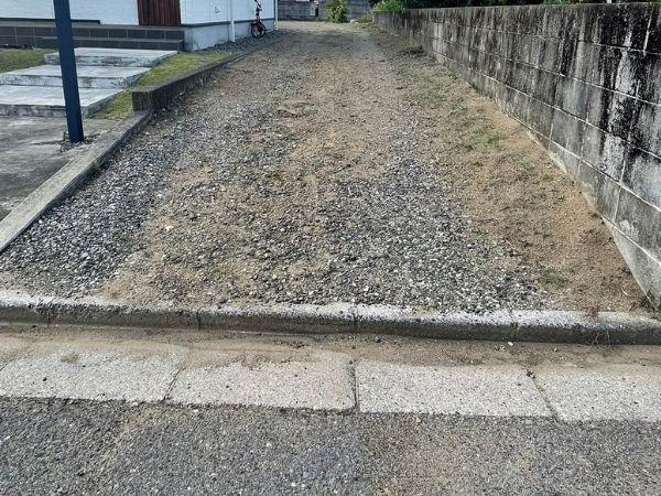 久原中央　土地のその他|現地南側の間口