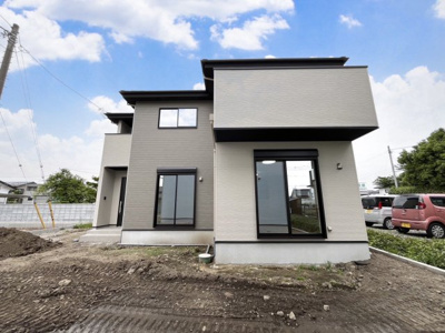 【外観】 | 高崎市下之城町　新築住宅 | 現地ご案内ツアー開催中！早朝やお仕事帰りのご見学にもすぐ対応致します！見学ご予約はコアライブまでお気軽にお問い合わせ下さい！