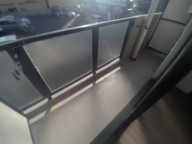 明光ハウスのバルコニー