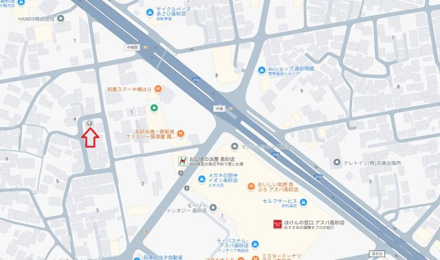 【地図】 | 高砂市第4中島（全1棟）新築