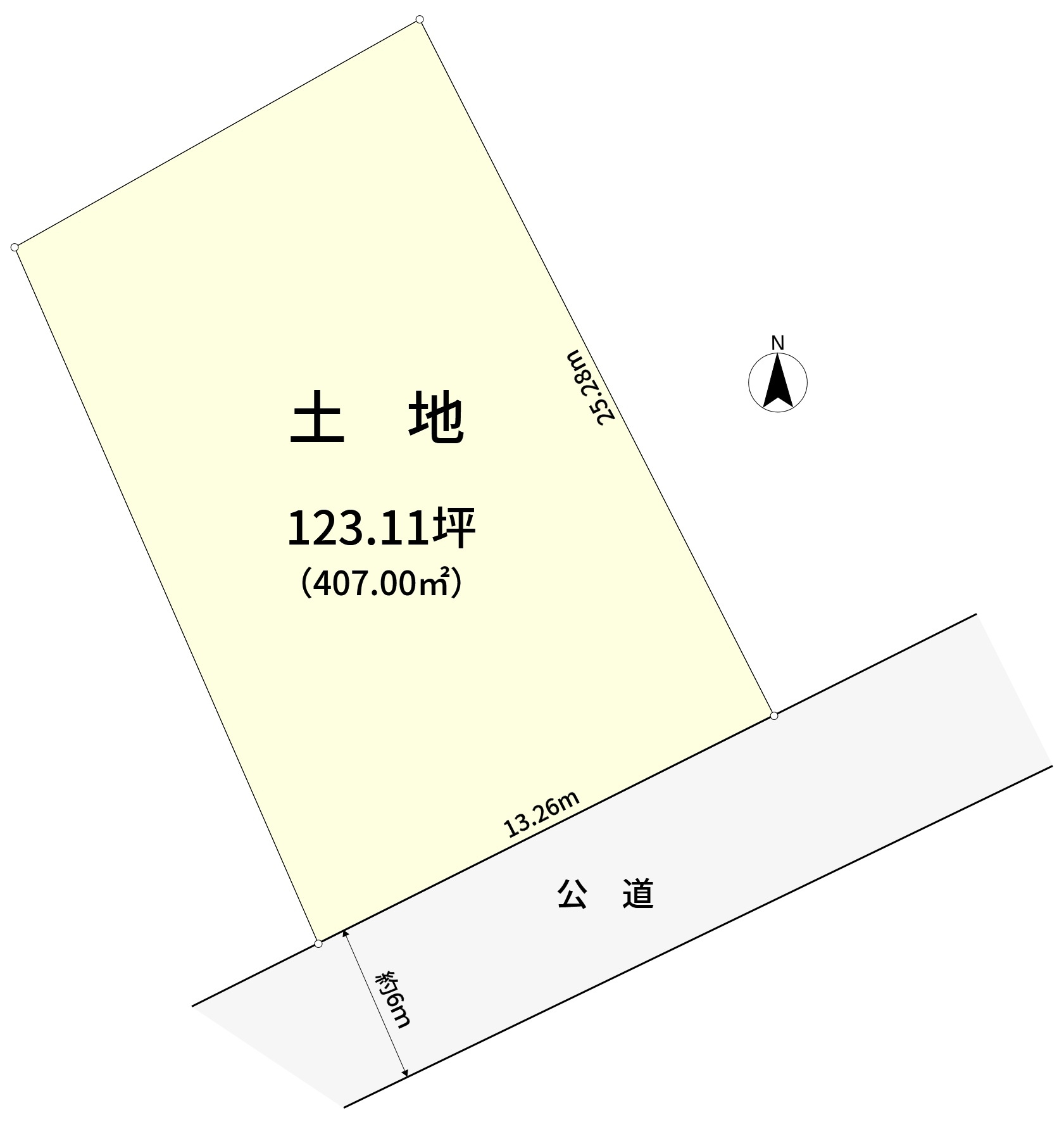 土地　市原市能満の土地図