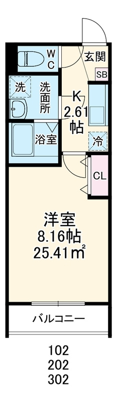 GRADUS若葉の間取り