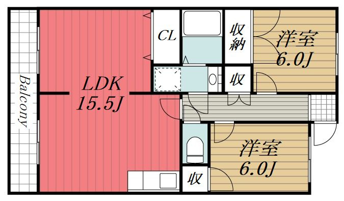 【間取り】 | パストラルハウス姉崎