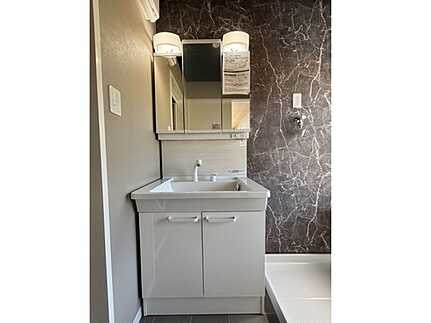 安佐北区大林４丁目の洗面所