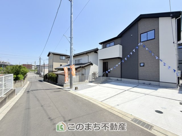 リガーレ宇都宮市東峰町2期の前面道路含む現地写真|前面道路含む現地写真