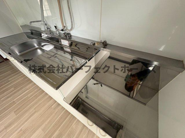 中宮第四住宅69号棟のキッチン|お料理しやすいキッチンです