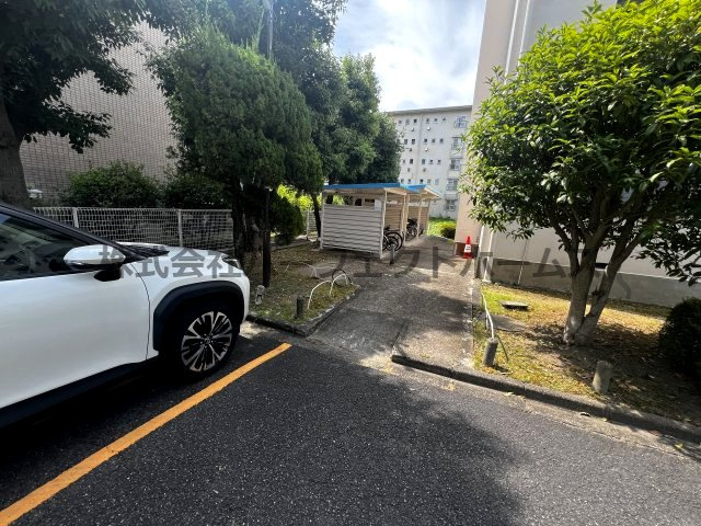 中宮第四住宅69号棟の外観|外はこのようになっています