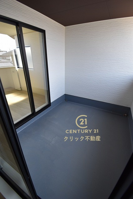 Terrace　ひたちなか市武田　1期 　2のバルコニー|お部屋から出られるバルコニーです。ちょっと気分転換に外の景色を眺めて深呼吸もいいですね。