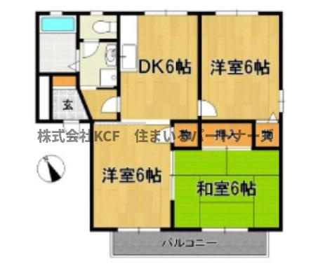 コマンセ21の間取り
