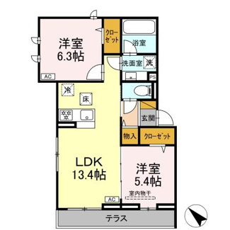 【間取り】 | ボヌールⅠ