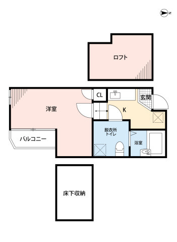 コンフォートベネフィス別府7の間取り