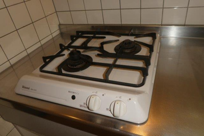 【キッチン】 | エポックハシマⅠ | 2口ガスコンロ