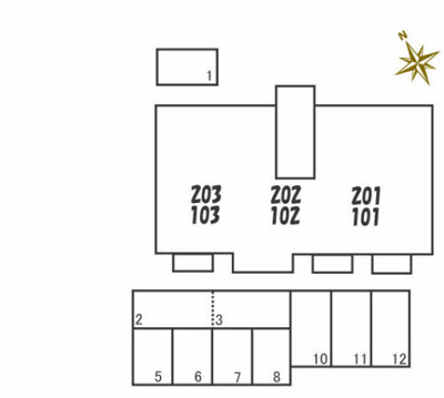 【区画図】 | メゾンポラリス