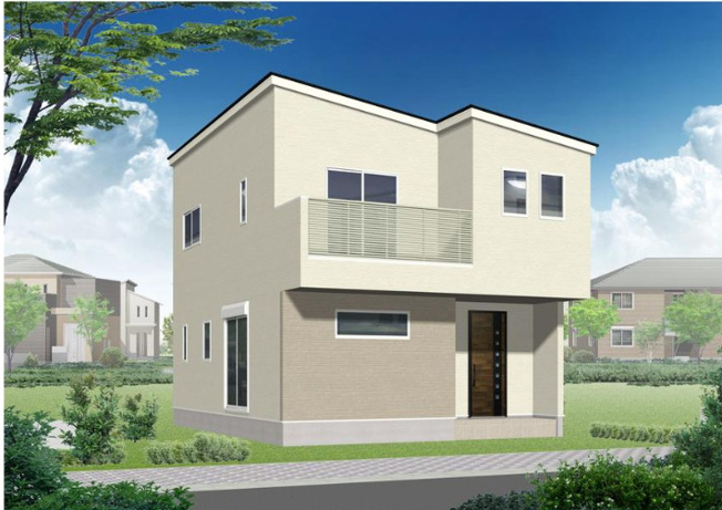 【外観パース】 | 加古川市第1平岡町二俣（全5）　3号棟 | 3号棟