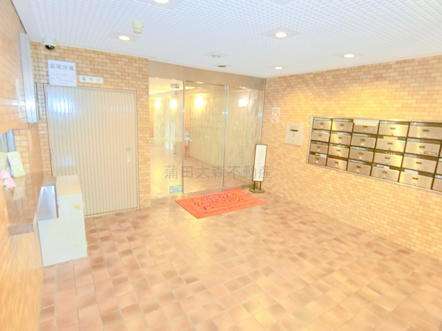 ライオンズマンション西蒲田のエントランス|オートロック付きのエントランス