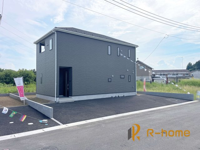 笠間市大田町第3　新築戸建て　3号棟の外観|ご予約を頂ければ、『平日』はもちろん『早朝』や『夜間』もご見学可能です♪お気軽にお申し付けください♪