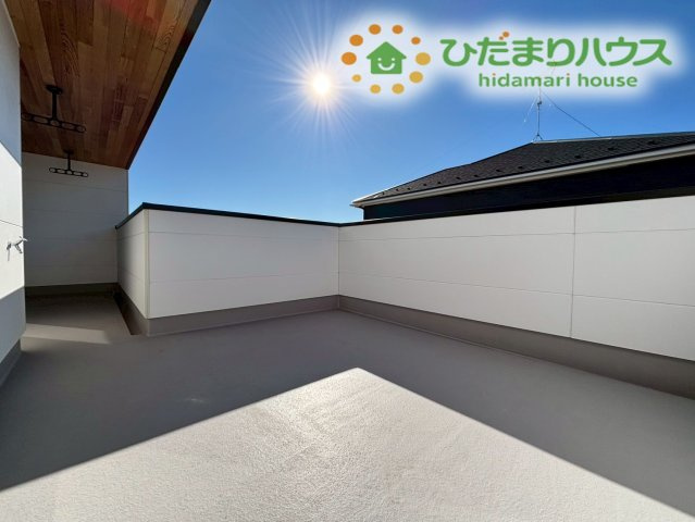 鴻巣市宮前　新築一戸建て　セレクト花水木鴻巣・宮前　A号棟のバルコニー