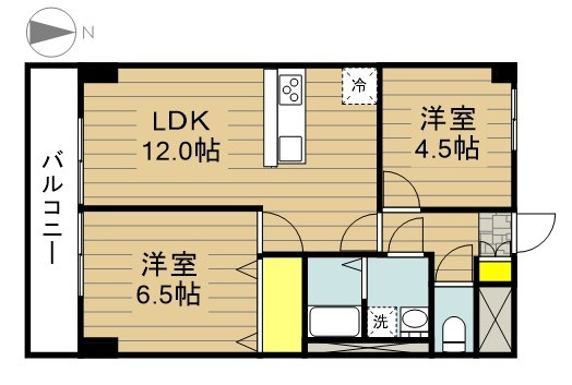 メゾン戸田の間取り