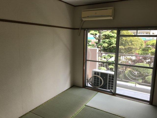 長瀬マンションのバルコニー