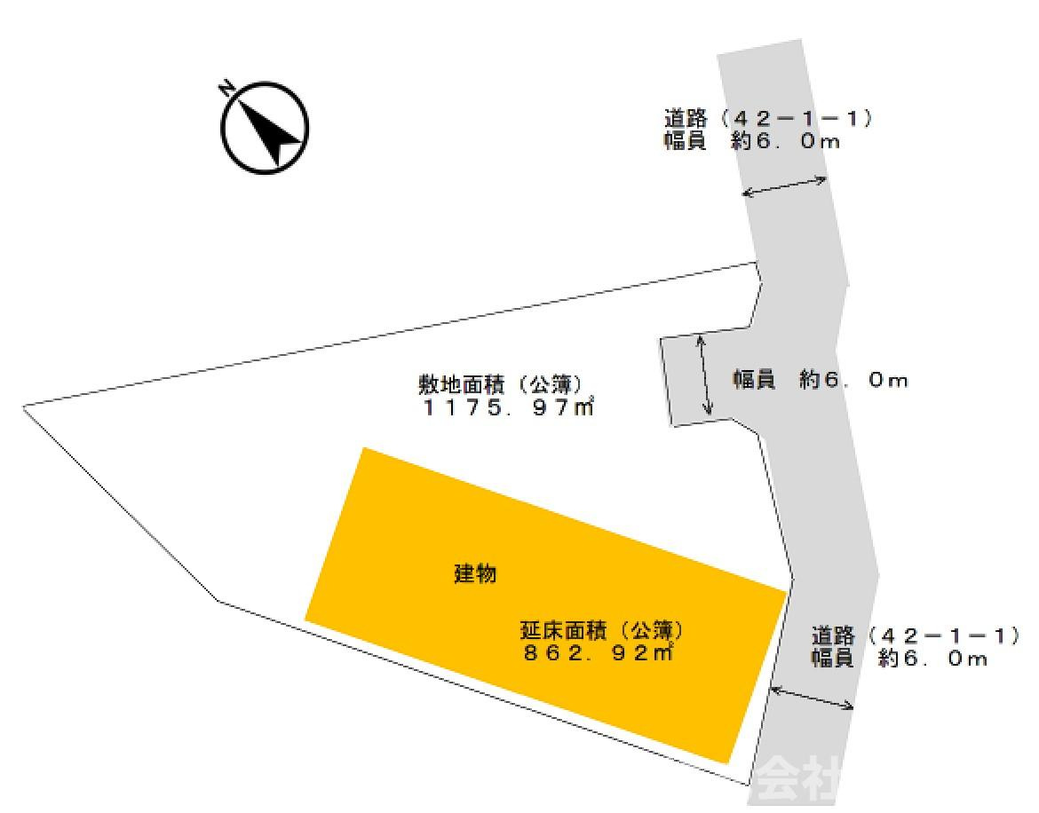 アマルフィ伏見桃山の区画図