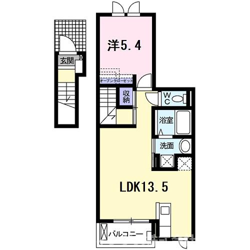 アマルフィ伏見桃山の間取り