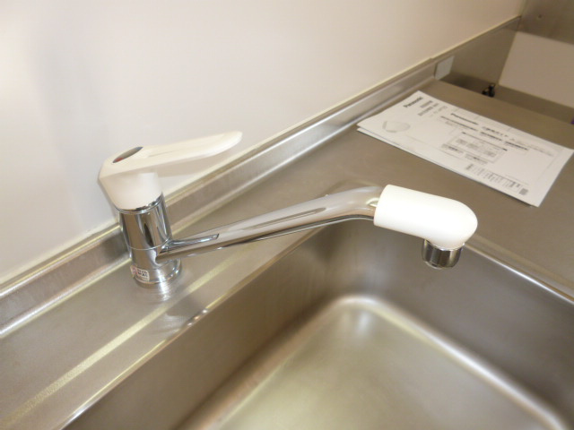 リビエール倉敷Ｃのキッチン|シングルレバー混合水栓