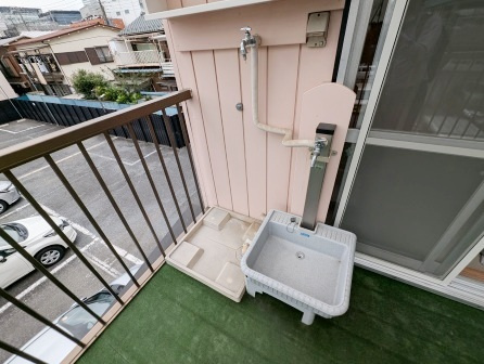 さいたま市大宮区下町１丁目の一戸建てのバルコニー|陽当たり良好なバルコニーです