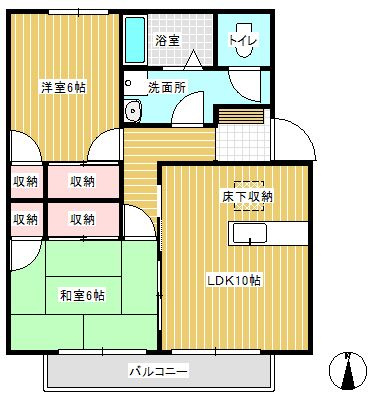 ハミングタウン合川の間取り