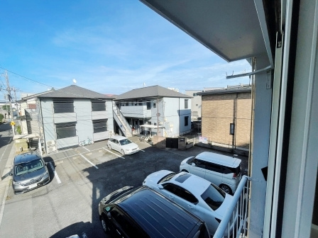 メゾンFⅡのバルコニー