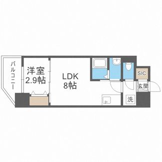 【間取り】 | プライムアーバン南森町
