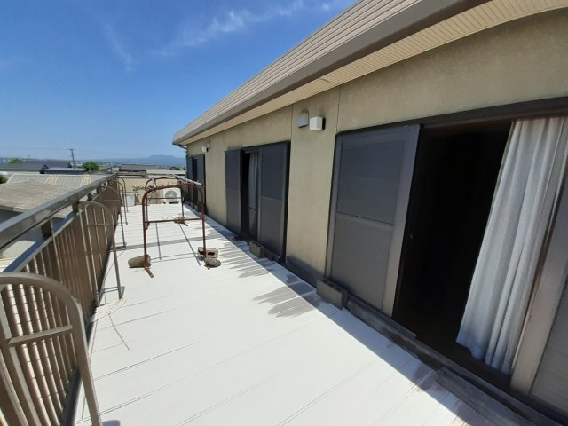 宇城市松橋町砂川の中古一戸建のバルコニー