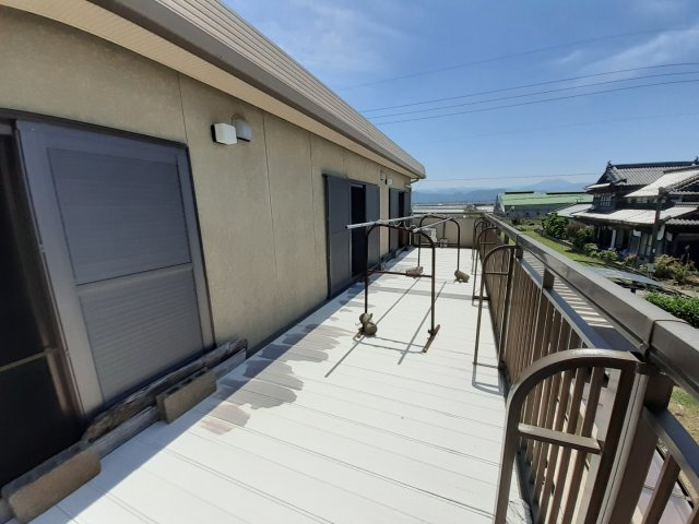 宇城市松橋町砂川の中古一戸建のバルコニー
