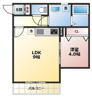 レクエルド笠屋町の間取り
