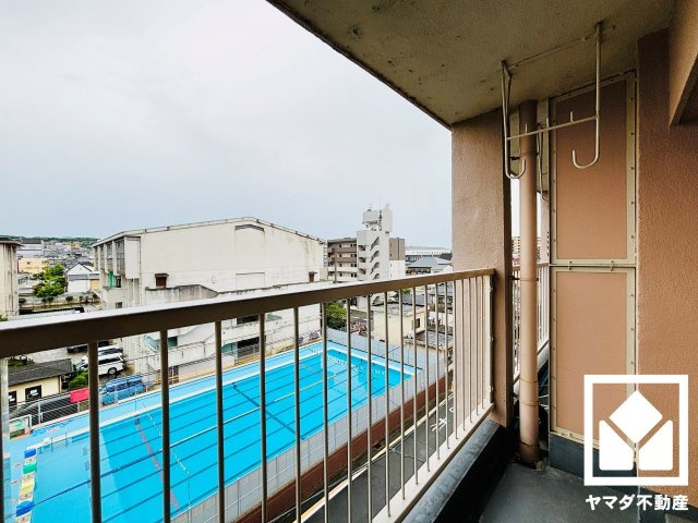 下板橋住宅C棟のバルコニー