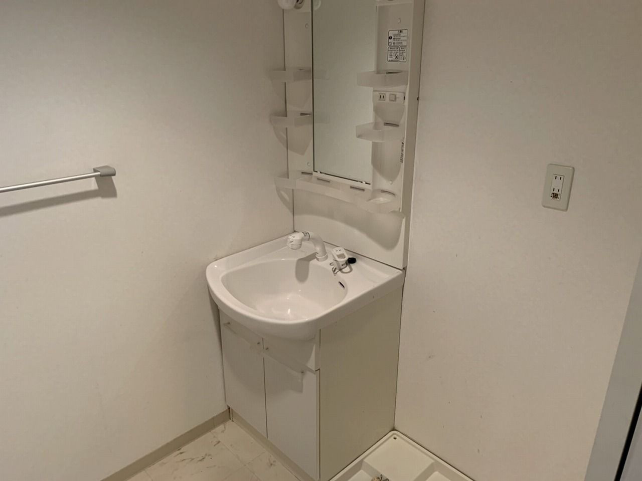 アセットヒルズパークサイト博多の洗面所