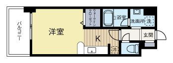 アクアヒルズ天神東の間取り