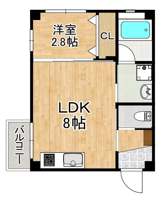 アトラクティ吉塚Ⅱの間取り