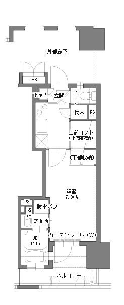 アクタス博多Vタワーの間取り