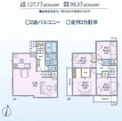 横浜市港南区野庭町 新築戸建て【仲介手数料無料】カースペース2台の画像