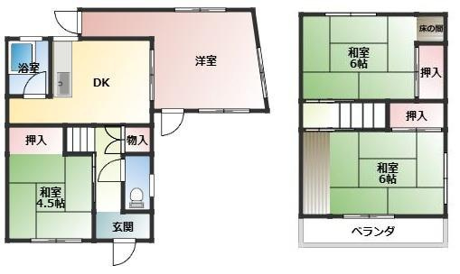 和歌山市冬野　中古テラス