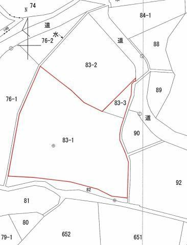 【土地図】 | 大山町荘田　356坪