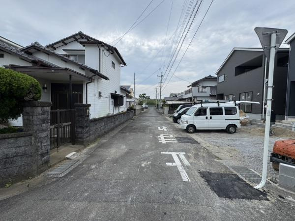 宮崎市赤江第５－１号棟　新築戸建の前面道路含む現地写真|【前面道路】
南側公道5ｍ