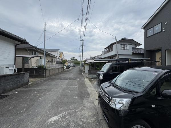 宮崎市赤江第５－２号棟　新築戸建の前面道路含む現地写真|【前面道路】
南側公道5ｍ