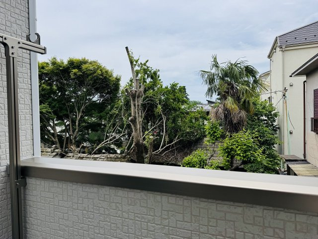 八王子市　大和田町　新築一戸建て　２５期のバルコニー|～南向きで陽当たりの良いバルコニーです～